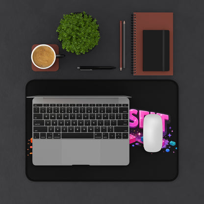 Brick Misfit Bricks and Spakles Desk Mat