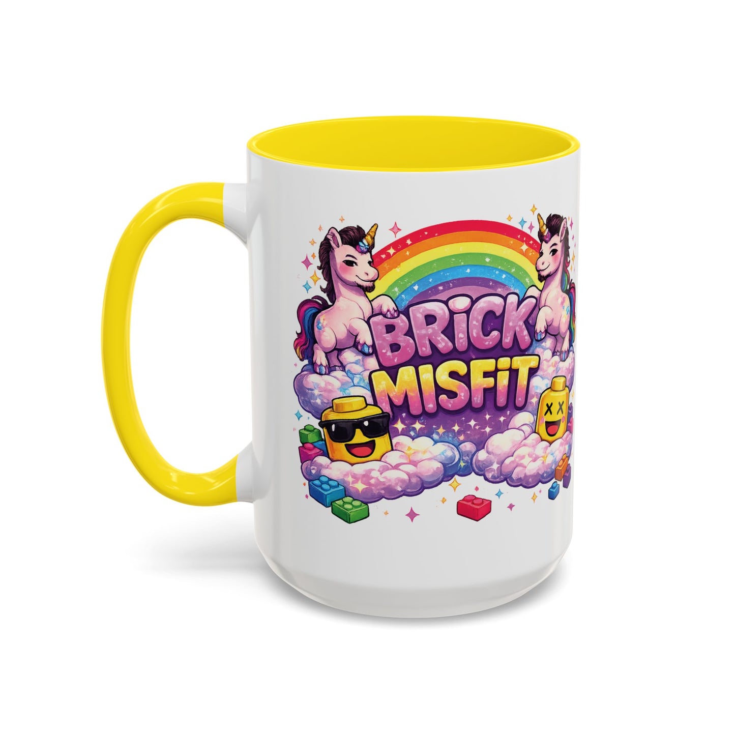 Brick Misfit Unicorn Coffee Mug 15oz