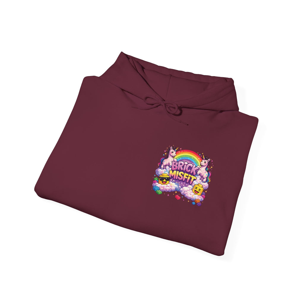 Brick Misfit Unicorn Hoodie