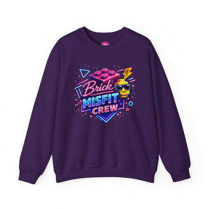 Brick Misfit Retro Bricks Crewneck Sweatshirt