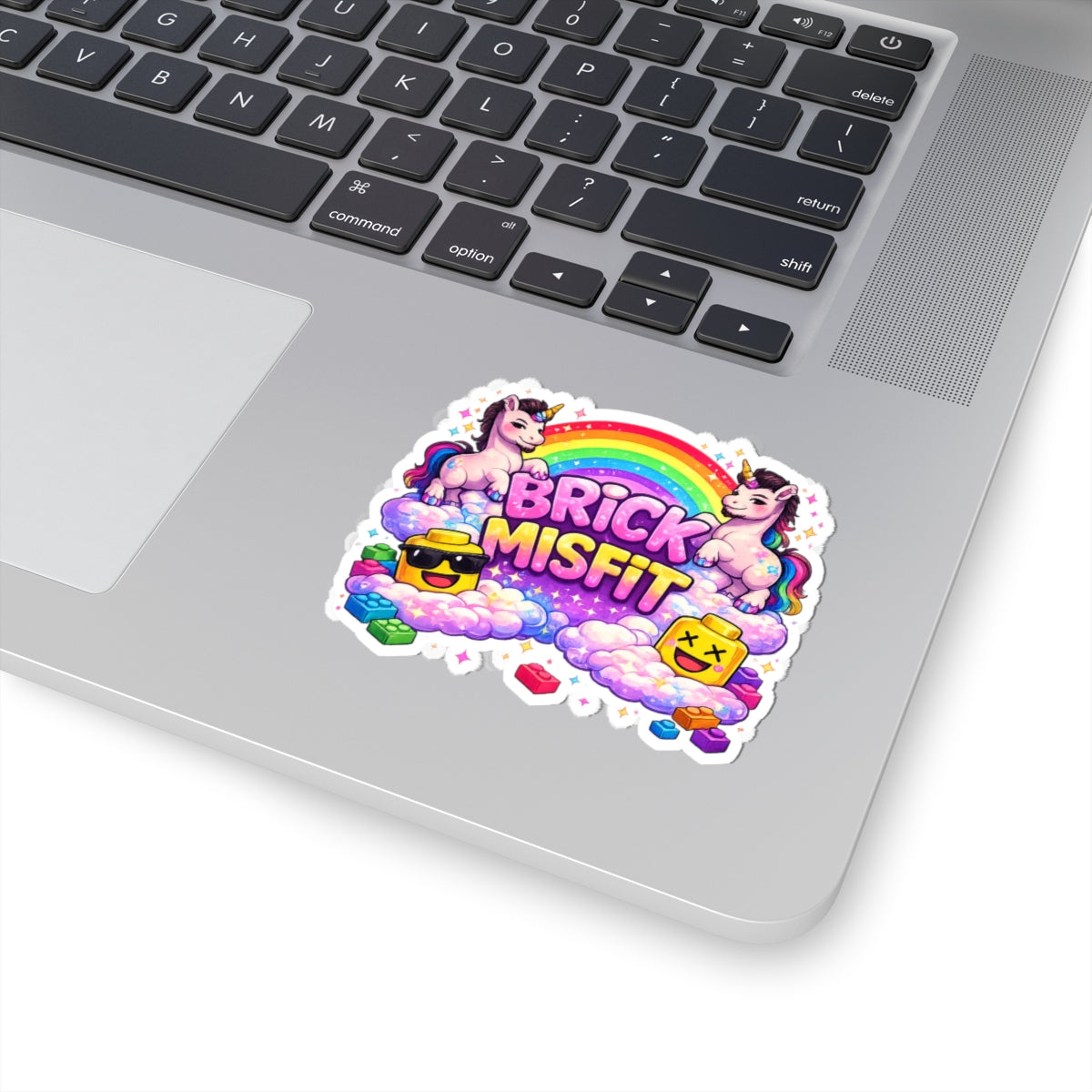 Brick Misfit Unicorn Sticker