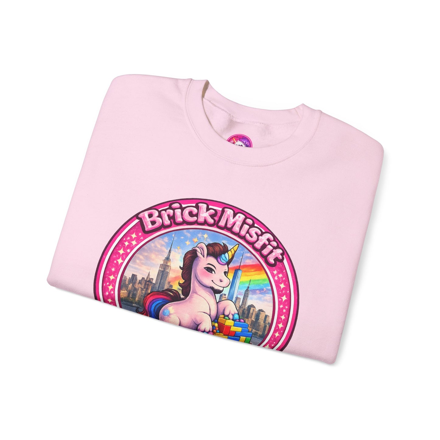 Brick Misfit Laughter Love Crewneck Sweatshirt -INT