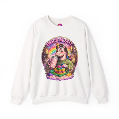 Brick Misfit Sassy Sips Crewneck Sweatshirt -INT
