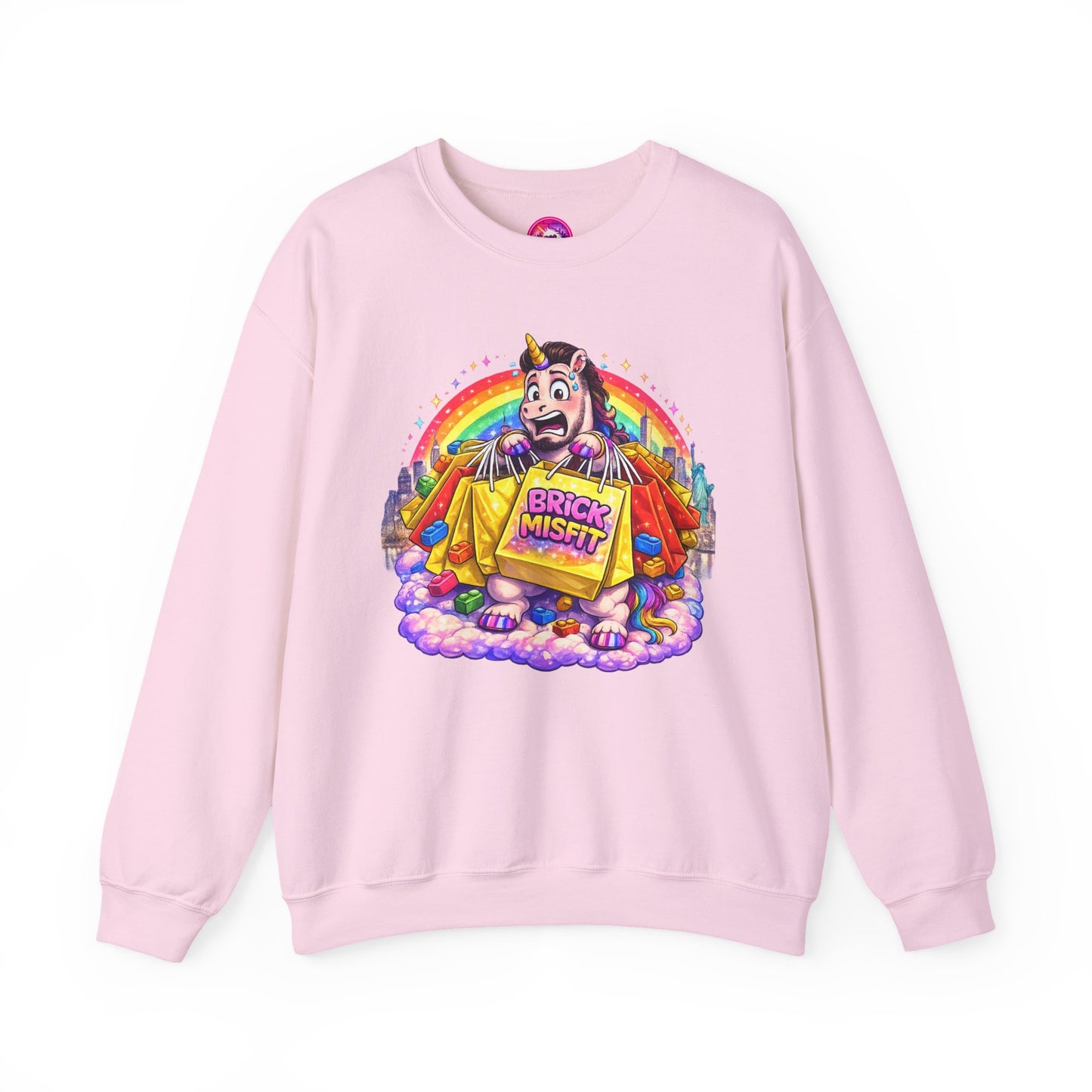 Brick Misfit Shopping Madness Crewneck Sweatshirt -INT