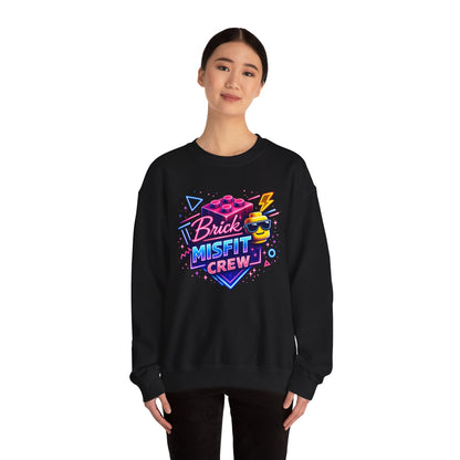 Brick Misfit Retro Bricks Crewneck Sweatshirt