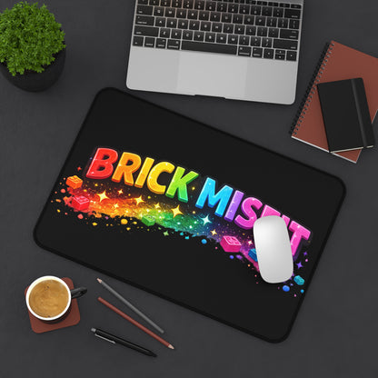 Brick Misfit Bricks and Spakles Desk Mat