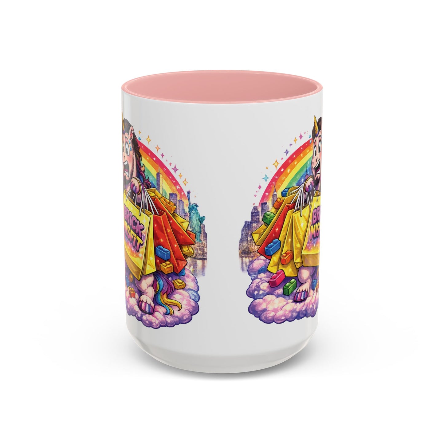 Brick Misfit Shopping Madness Unicorn Coffee Mug 15oz