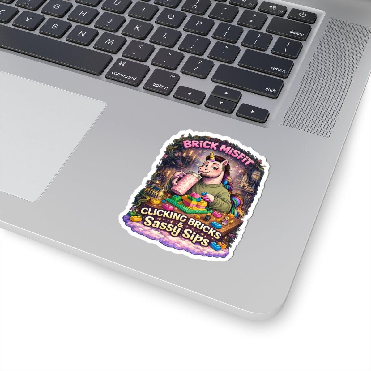 Brick Misfit Sassy Sips Kiss-Cut Sticker -INT