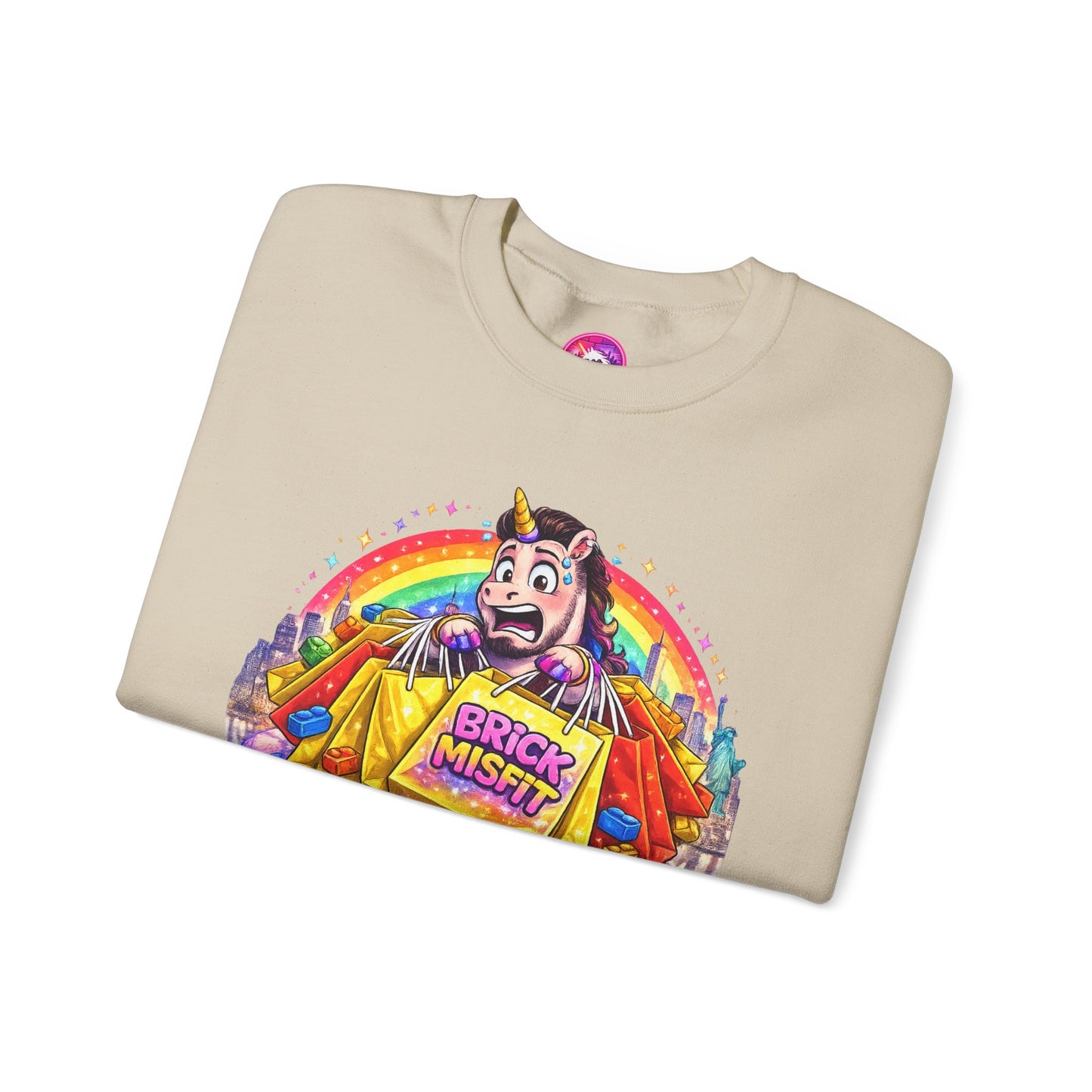 Brick Misfit Shopping Madness Crewneck Sweatshirt -INT