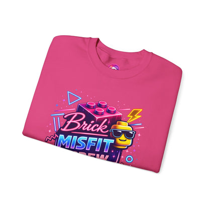Brick Misfit Retro Bricks Crewneck Sweatshirt