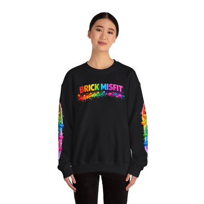 Brick Misfit Bricks and Sparkles Crewneck Sweatshirt - INT