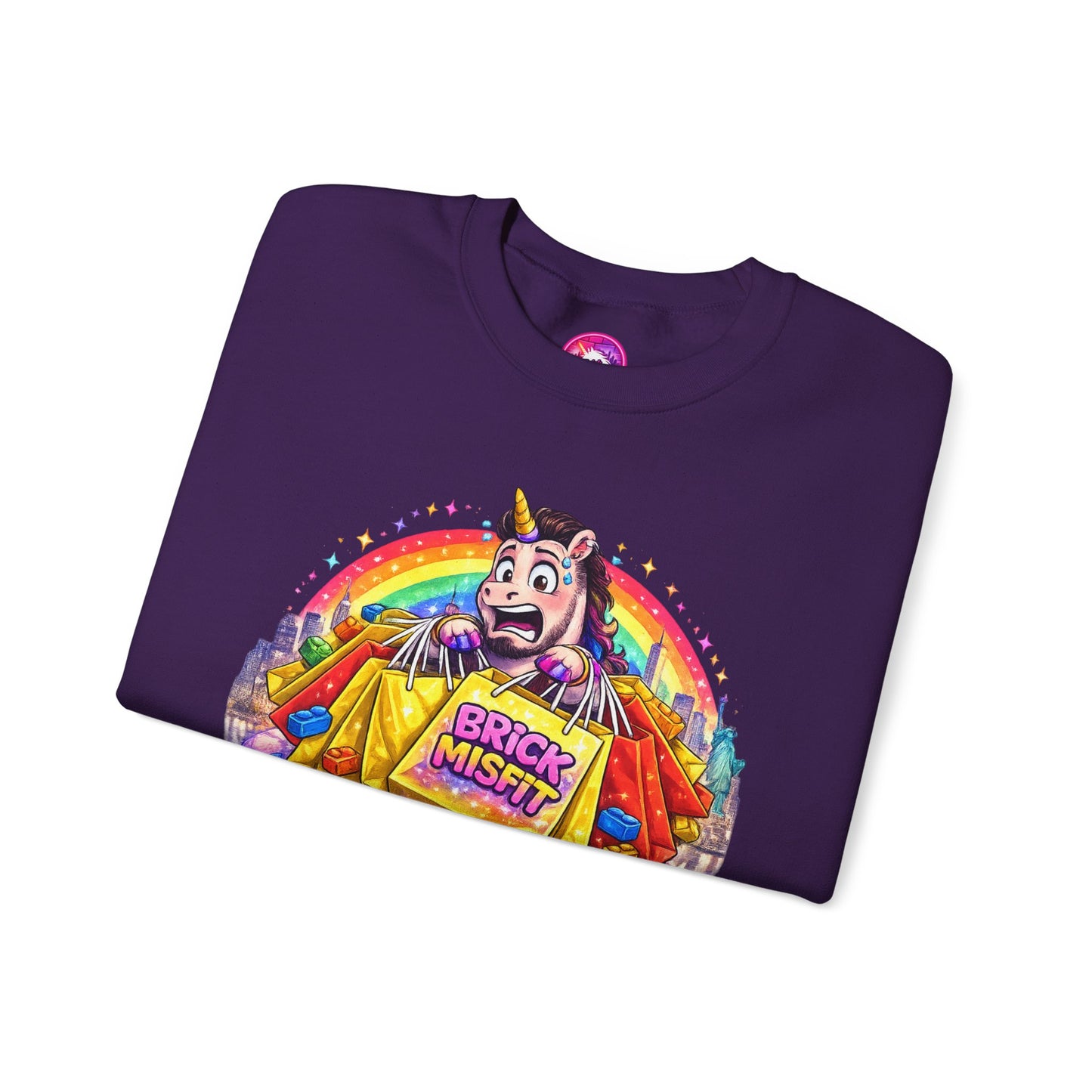 Brick Misfit Shopping Madness Crewneck Sweatshirt