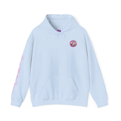 Brick Misfit Hoodie — Colorful Unicorn Rainbow Graphic Hoodie