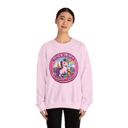 Brick Misfit Laughter Love Crewneck Sweatshirt -INT