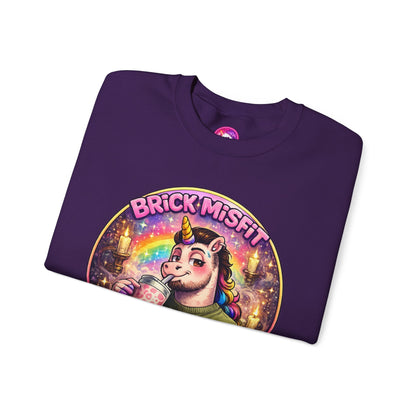Brick Misfit Sassy Sips Crewneck Sweatshirt