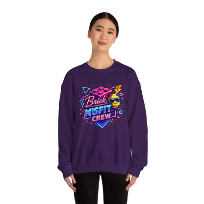 Brick Misfit Retro Bricks Crewneck Sweatshirt