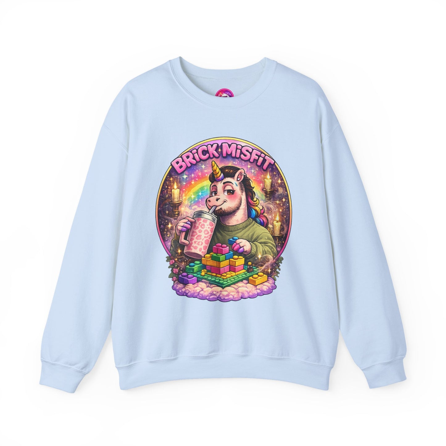 Brick Misfit Sassy Sips Crewneck Sweatshirt