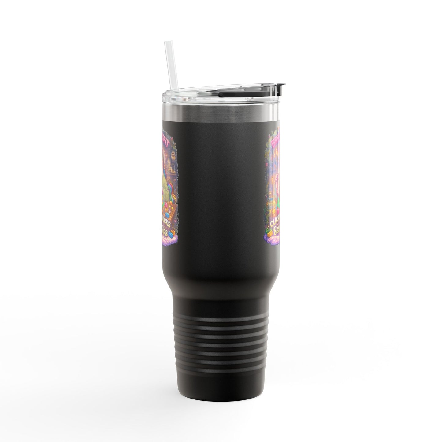 Brick Misfit Sassy Sips 40oz Insulated Travel Mug  -INT